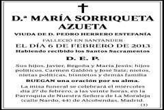 María Sorriqueta Azueta